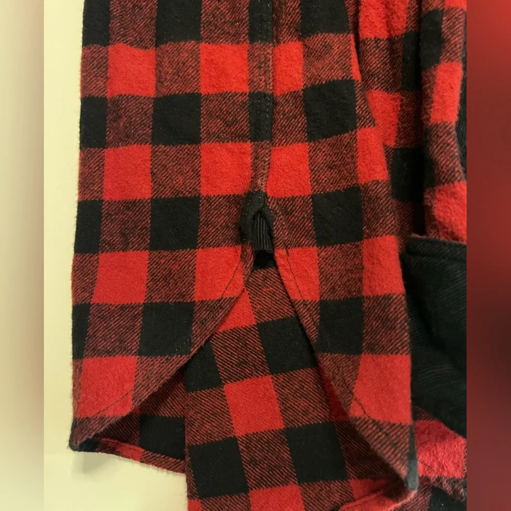 FAHERTY Women’s Daly Shirt Collins Plaid Red and Black Cotton Flannel Size Large - Picture 8 of 15